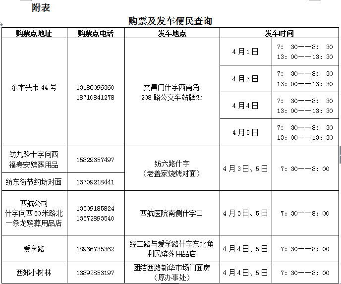 西安壽陽山清明祭祀專線開通啦,！